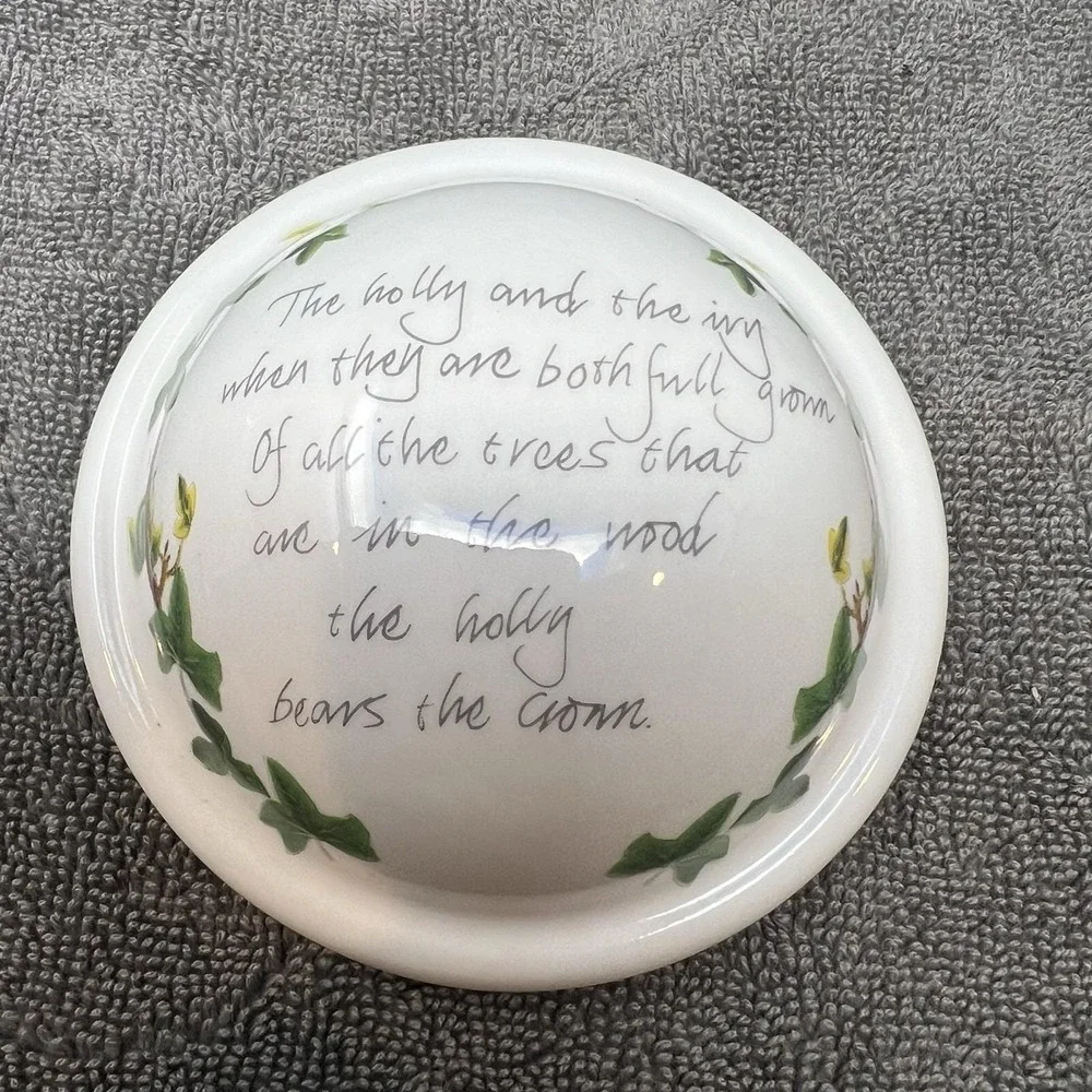 Portmeirion Holly & The Ivy  Sugar & Creamer - Made in Britain EXCELLENT